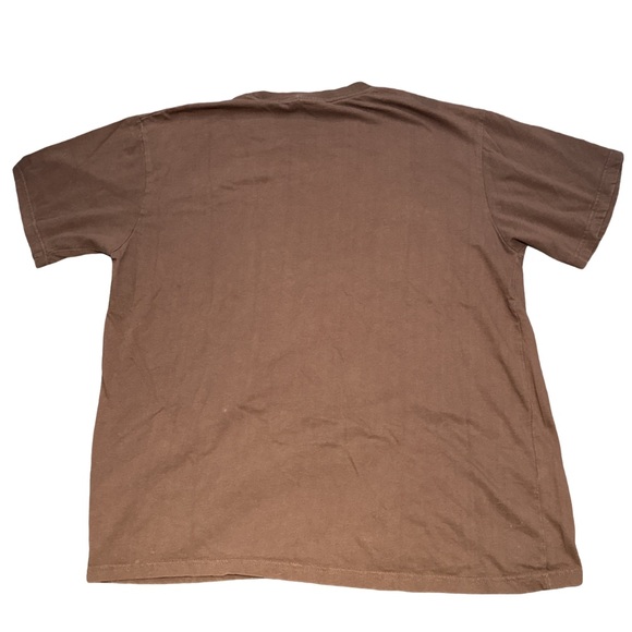 VINTAGE 90s PNB NATION rare men's brown&gold graphic tee, size XL. - Picture 3 of 3